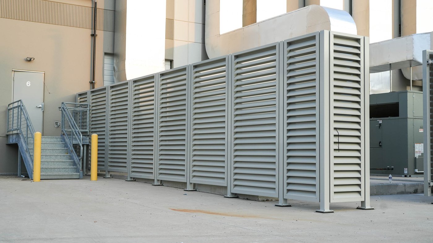 Louvered Fence 01